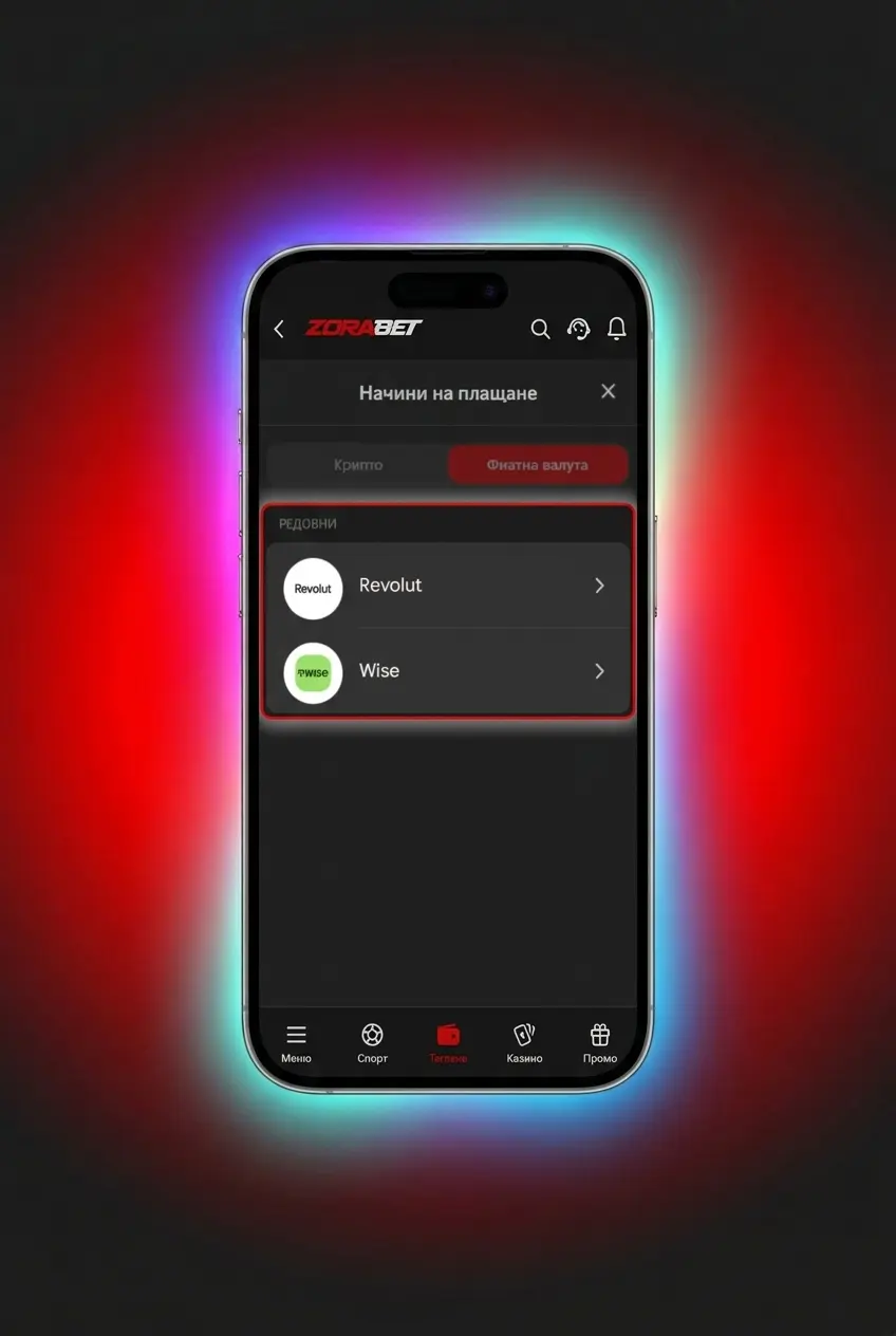 Стъпки за теглене на пари от ZoraBet чрез касата на платформата