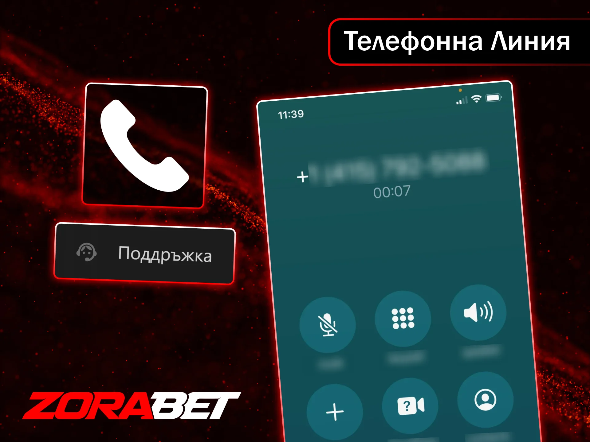 Обадете се на горещата линия за бърза съдействие от екипа на ZoraBet.